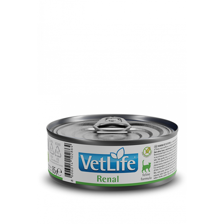 Farmina VetLife Cat Renal Диетический влажный корм (консервы) для взрослых кошек при заболеваниях почек
