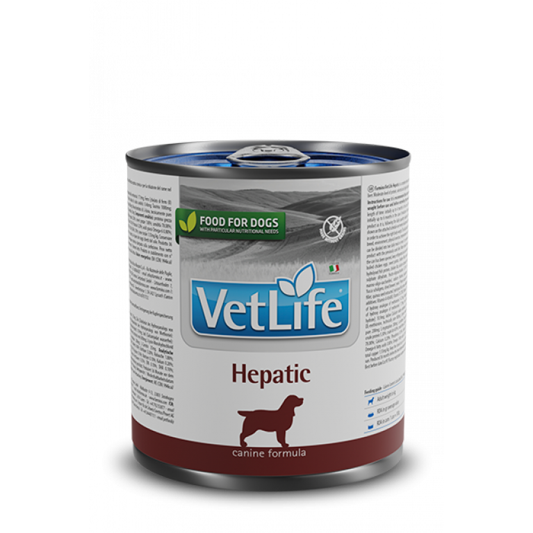 Farmina Vet Life Hepatic Диетический влажный корм (консервы) для собак при заболеваниях печени 