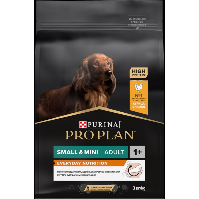 Pro plan Adult Small&Mini Everyday Nutrition Сухой корм для собак мелких и карликовых пород с высоким содержанием курицы