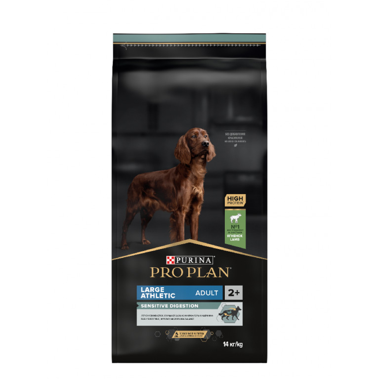 Pro Plan Adult Large Athletict Sensitive Digestion Сухой взрослых собак крупных пород атлетического телосложения, с ягненком