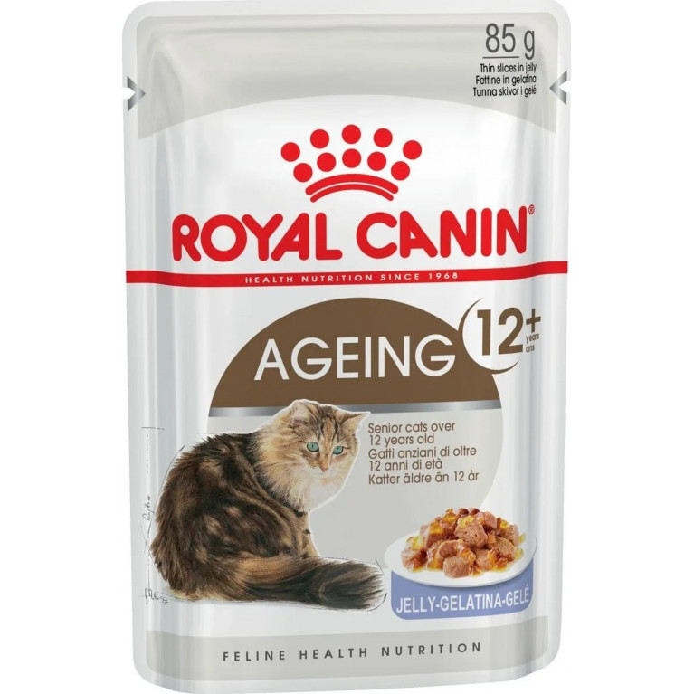 Royal Canin Ageing +12 /Пауч для кошек старше 12 лет (Кусочки в желе) 85 г