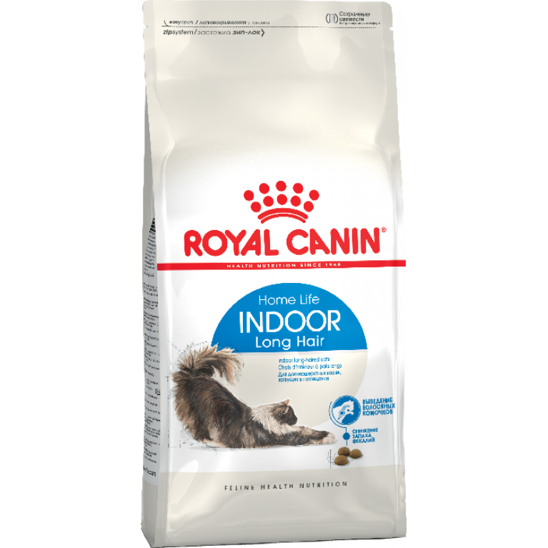 Royal Canin Indoor Long Hair/Сухой корм для длинношерстных кошек живущих в помещении Royal Canin Indoor Long Hair/Сухой корм для длинношерстных кошек живущих в помещении