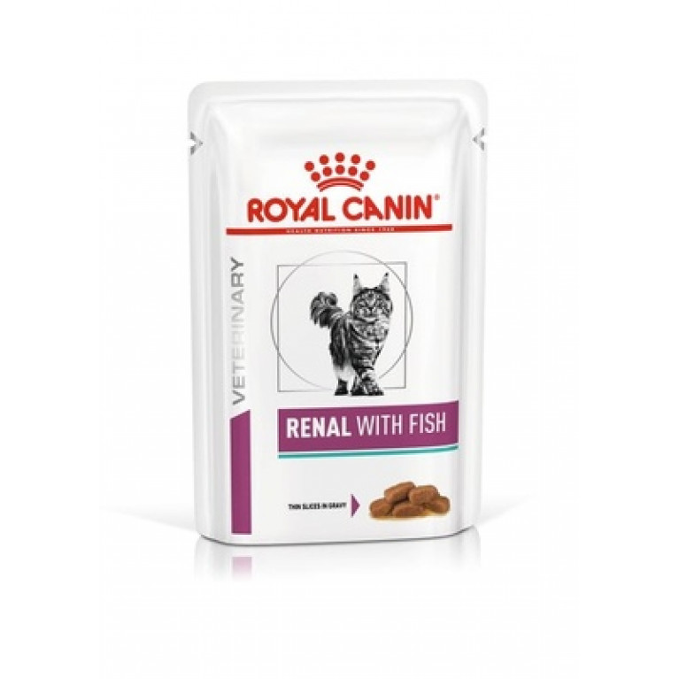 Royal Canin Renal with fish Для кошек с почечной недостаточностью с рыбой, 85 г Royal Canin Renal with fish Для кошек с почечной недостаточностью с рыбой, 85 г