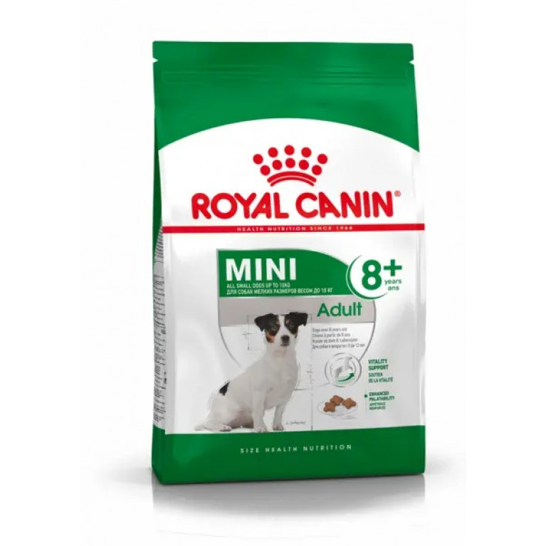Royal Canin Mini Adult 8+ Сухой корм для пожилых собак мелких пород старше 8 лет Royal Canin Mini Adult 8+ Сухой корм для пожилых собак мелких пород старше 8 лет